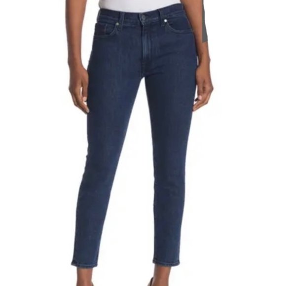 NWT Bldwn Dark Wash Ankle Skinny Jeans - Picture 1 of 8